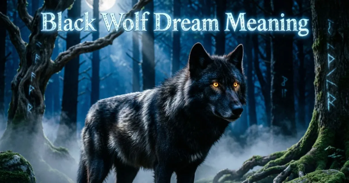 Black Wolf Dream Meaning