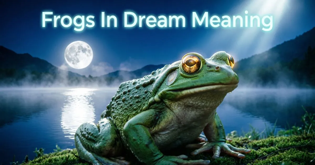 Frogs In Dream Meaning