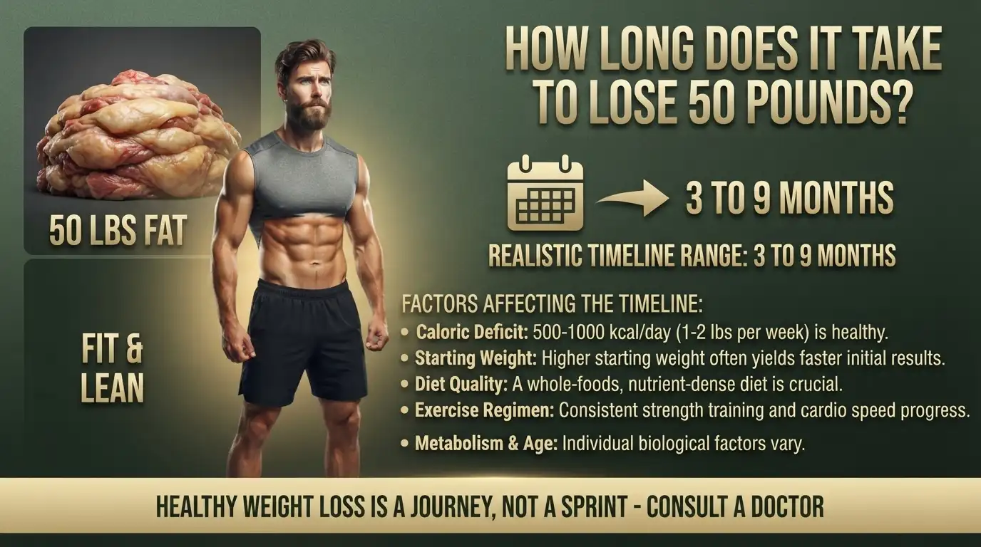 How Long Does It Take to Lose 50 Pounds
