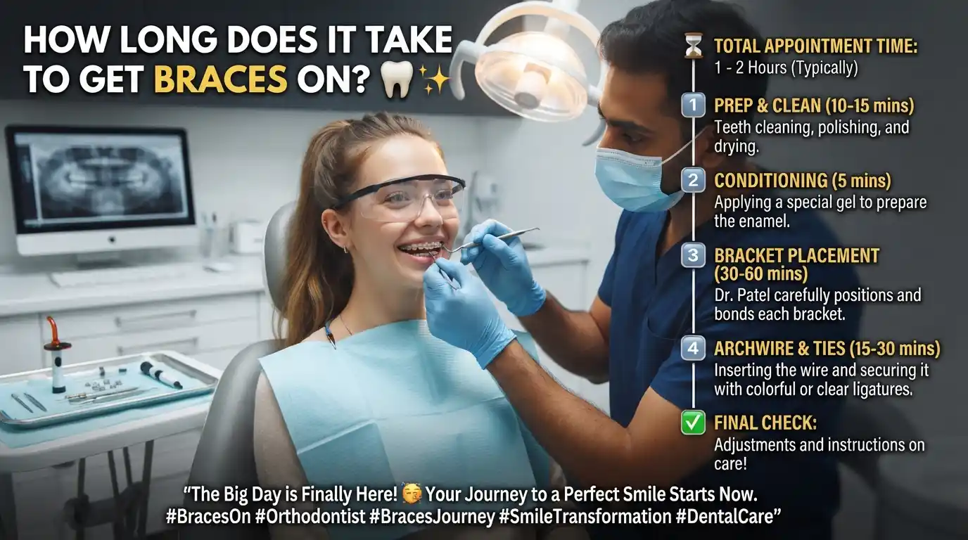 How Long Does It Take to Get Braces On