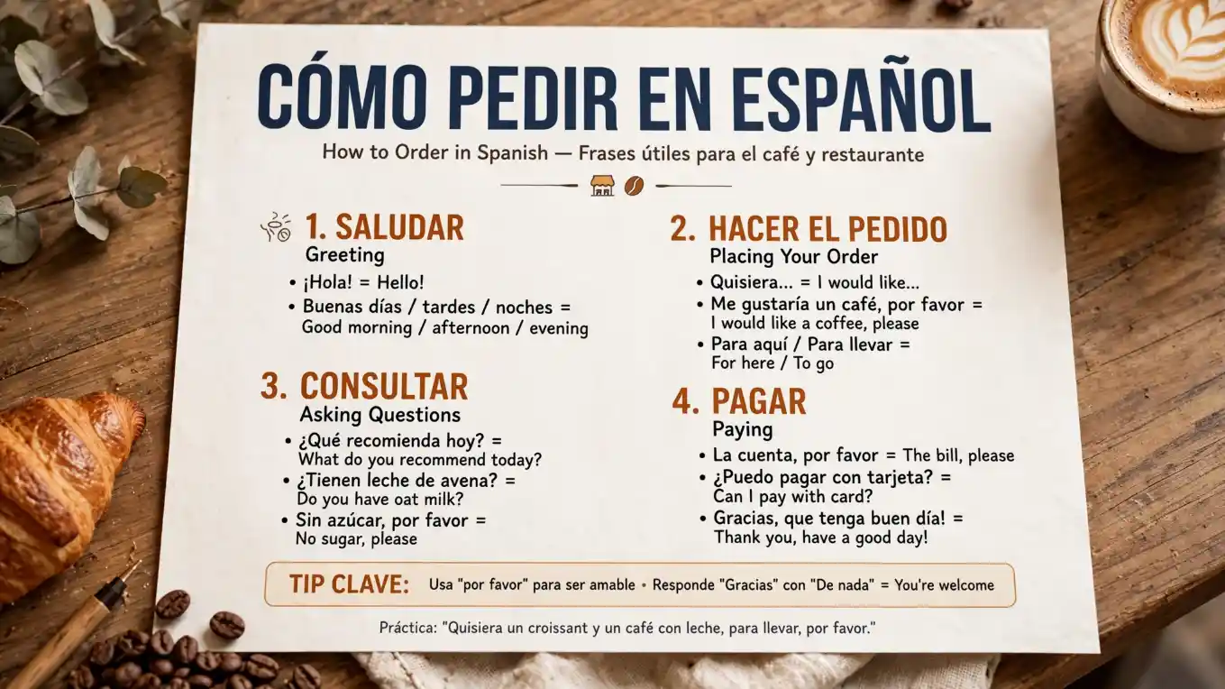 How to Order in Spanish