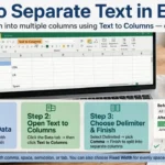How to Separate Text in Excel