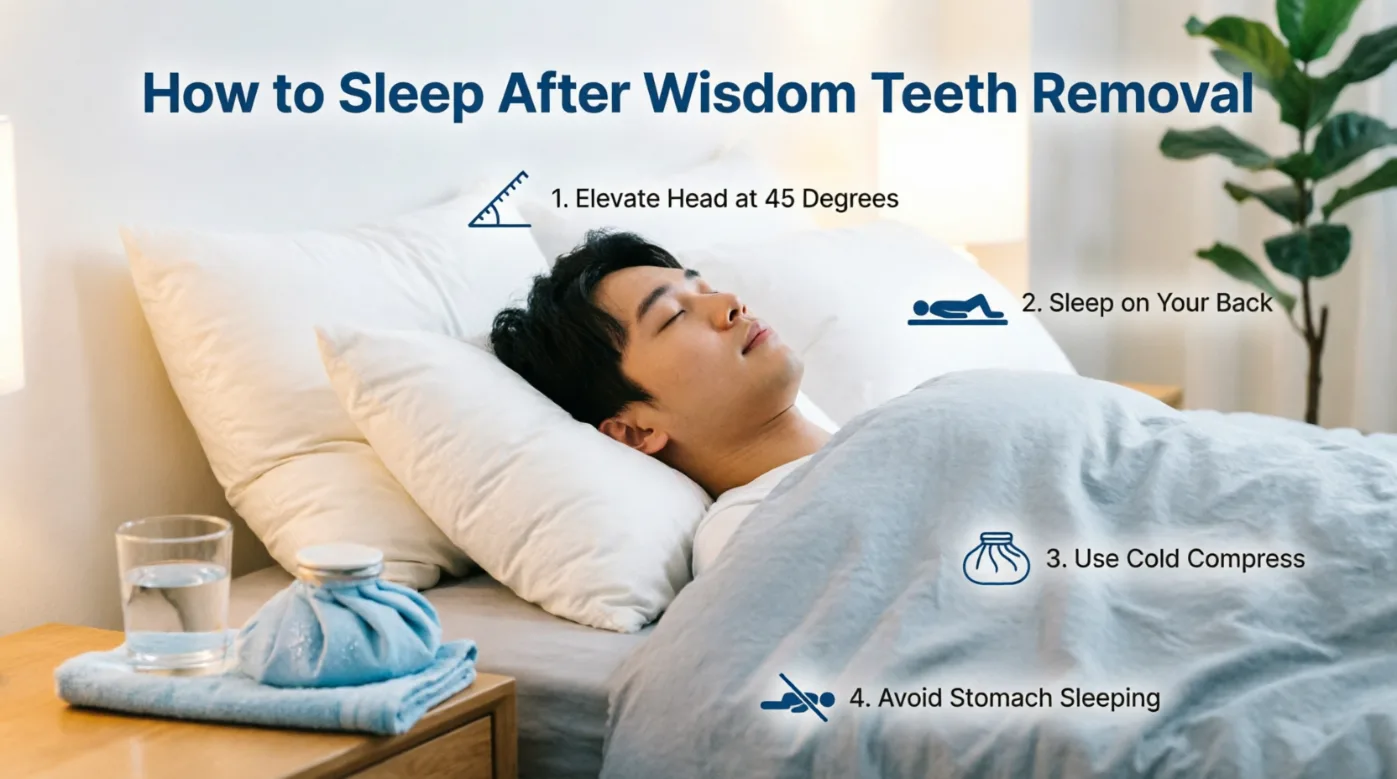 How to Sleep After Wisdom Teeth Removal